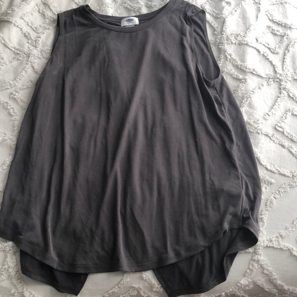 old navy open back top